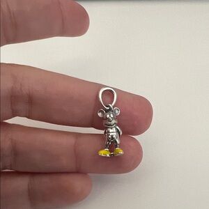 Disney Parks Pandora Charm - Mickey Mouse Dangle - Yellow Shoes
